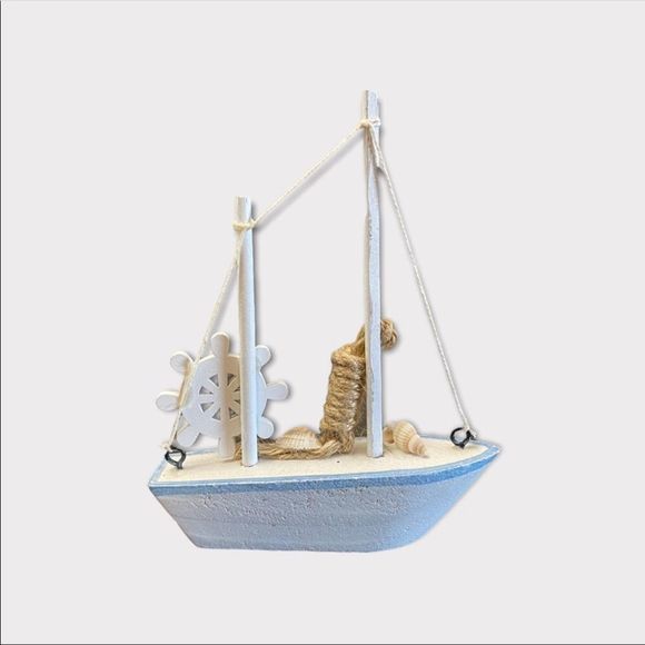 SAILBOAT Figurine Decor - Picture 2 of 3